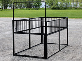S4 ft. W x 8 ft. L Mini Horse Stall